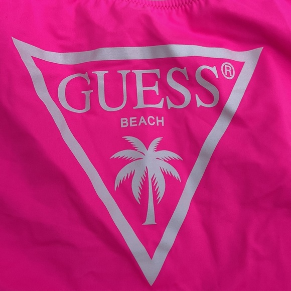 New GUESS Low Back One-Piece Swimsuit - Picture 5 of 7